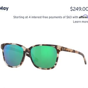 New Costa “May” Women’s Polarized Sunglasses mirror